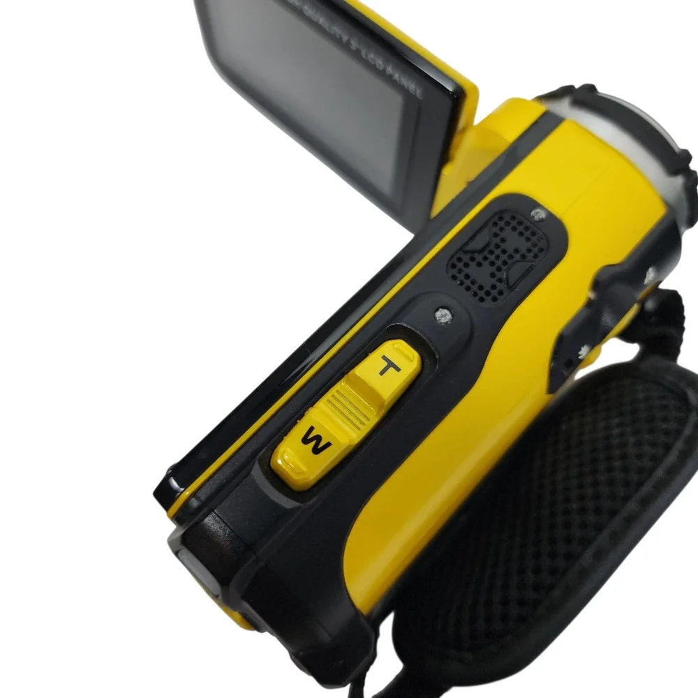 DXG DXG 5B1V HD Yellow High Definition Camcorder 1080p Waterproof